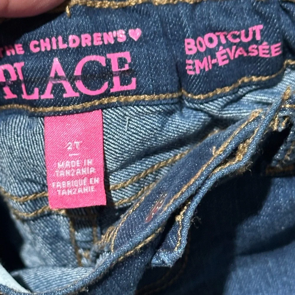 The Children's Place Dark Blue Stretch Bootcut Jeans